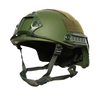 Casco antiproiettile standard Nij in materiale di fibra aramidica PE della polizia militare