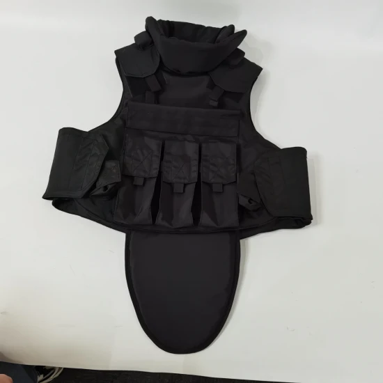 Giacca nera antiproiettile militare, giubbotto antiproiettile, gilet tattico, giacca/gilet balistico