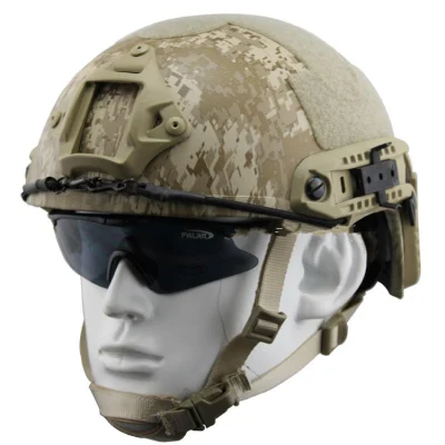 Classico casco anti-rimbalzo tattico militare in fibra di carbonio per allenamento all'aperto, viaggi, protezione della testa anti-proiettile