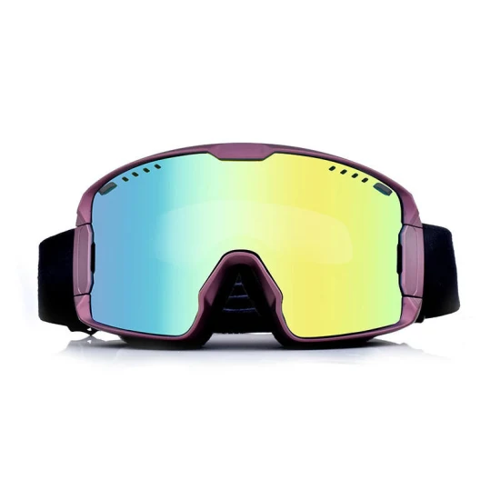Occhiali da sci da neve con protezione UV antiappannamento all'ingrosso per lo sci invernale